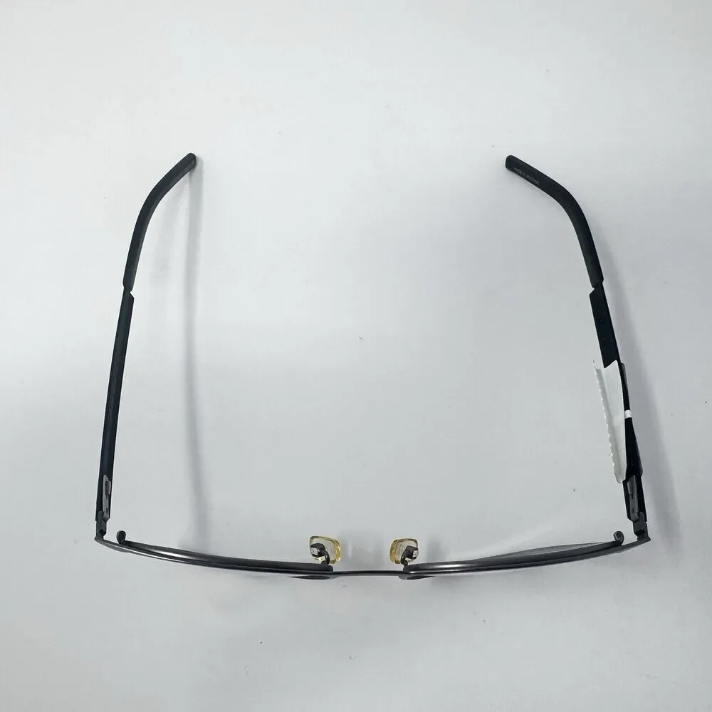 Morel Lightec 8092L 52-18-140 Eyeglass Frames Gunmetal Black France